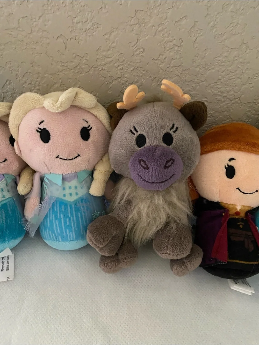 Disney Frozen Plush Beanie Toys Lot Hallmark Anna Elsa Sven Stuffed Animals